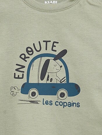 Conjunto t-shirt + calças - 2 peças