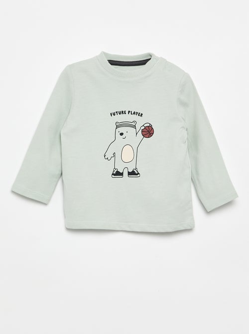 Conjunto t-shirt + Calças de jogging - 2 peças - Kiabi