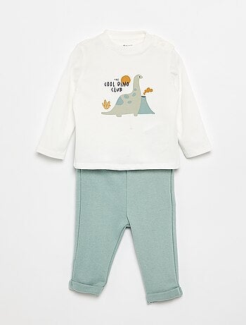 Conjunto t-shirt + Calças de jogging - 2 peças