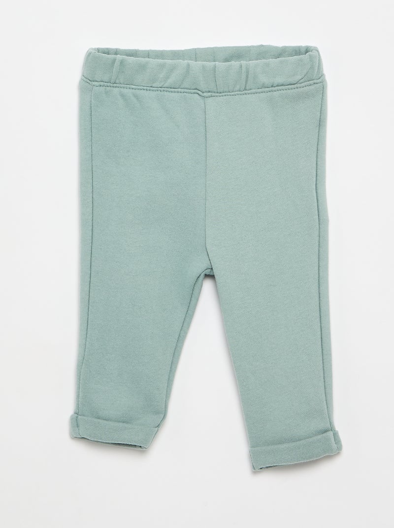 Conjunto t-shirt + Calças de jogging - 2 peças Branco - Kiabi