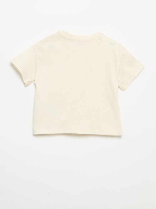 Conjunto T-shirt + calças de jogging - Kiabi Conjunto T-shirt + calças de jogging - Kiabi