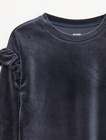 Conjunto t-shirt + calças de veludo - 2 peças