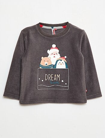 Conjunto t-shirt + calças em polar - 2 peças