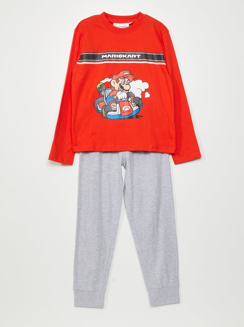Conjunto t-shirt + calças 'Mario Kart' 'Nintendo' - 2 peças VERMELHO - Kiabi