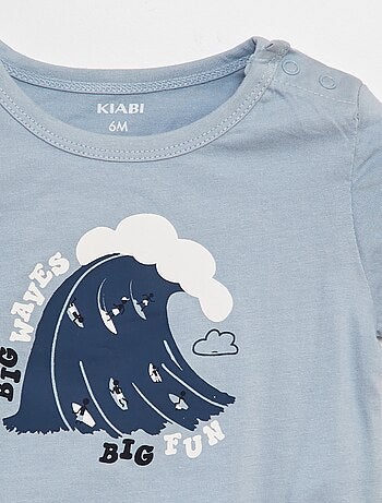 Conjunto t-shirt + calções - 2 peças