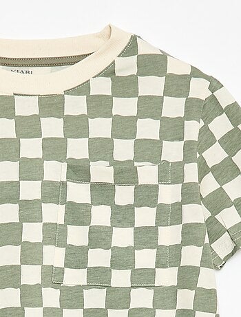 Conjunto t-shirt + calções - 2 peças