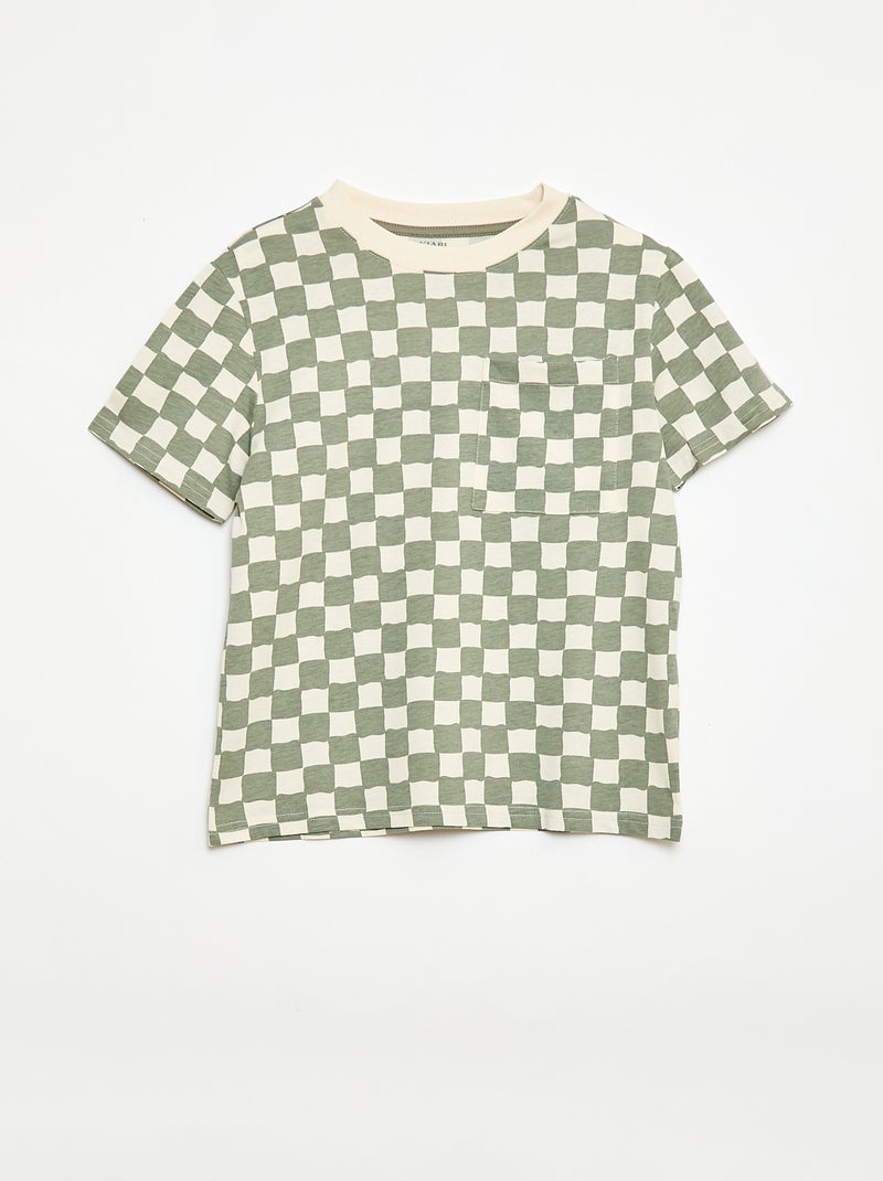 Conjunto t-shirt + calções - 2 peças Branco - Kiabi