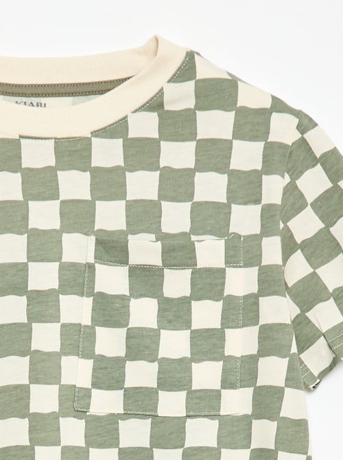 Conjunto t-shirt + calções - 2 peças - Kiabi