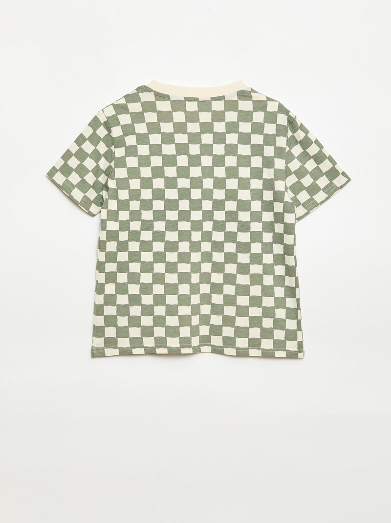 Conjunto t-shirt + calções - 2 peças Branco - Kiabi