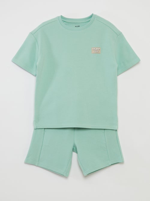 Conjunto t-shirt + calções  - 2 peças - Kiabi