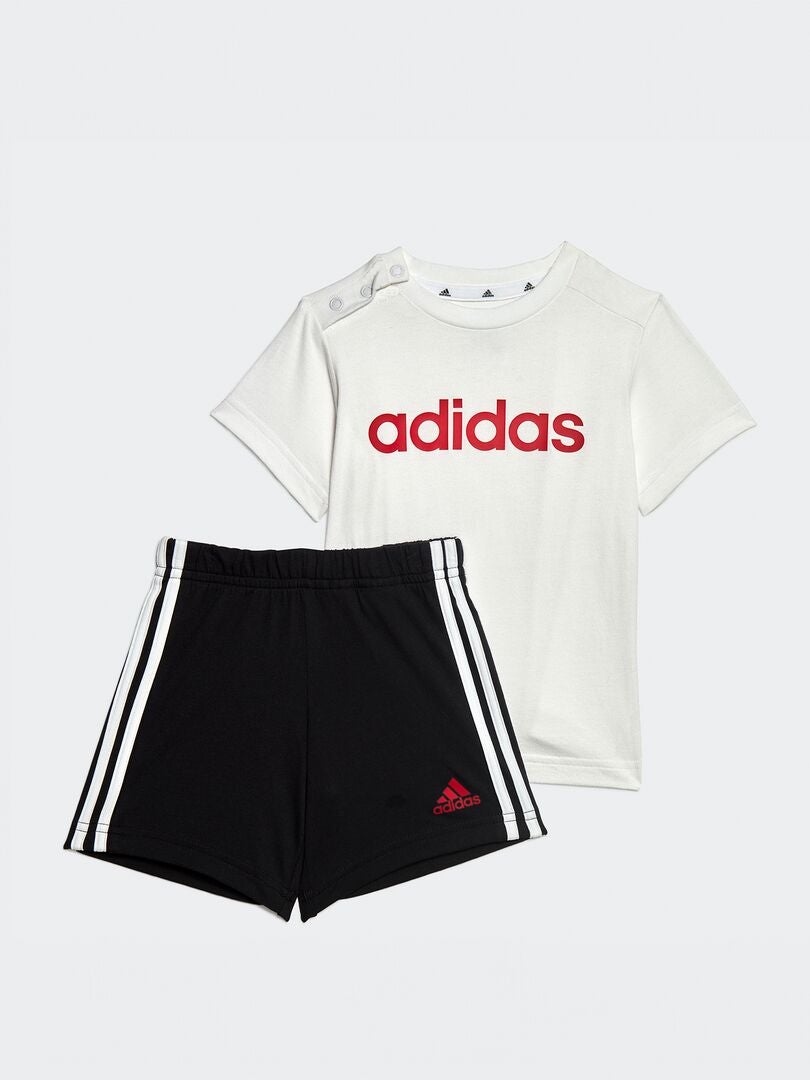 Conjunto t-shirt + calções 'Adidas' - 2 peças BRANCO - Kiabi