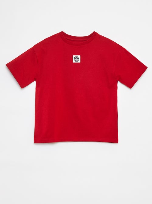 Conjunto t-shirt + calções bicolores - 2 peças - Kiabi