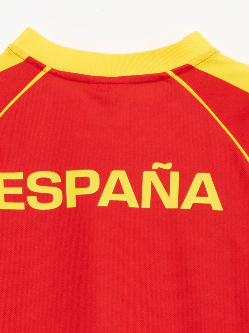 Conjunto t-shirt + calções com licença oficial do Campeonato do Mundo FIFA 26™ - Espanha Vermelho - Kiabi