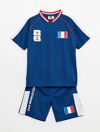 Conjunto t-shirt + calções com licença oficial do Campeonato do Mundo FIFA 26™ - França