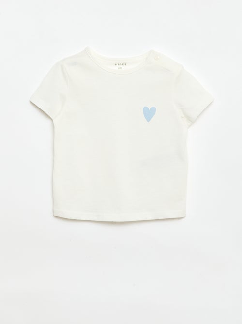 Conjunto t-shirt + calções com padrão integral - Kiabi