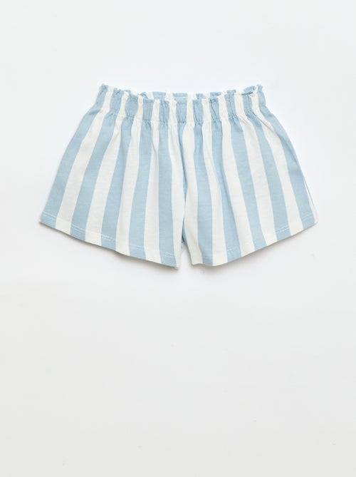 Conjunto t-shirt + calções com padrão integral - Kiabi