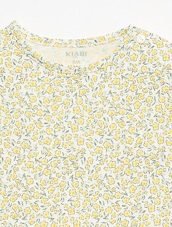 Conjunto t-shirt + calções com padrão integral