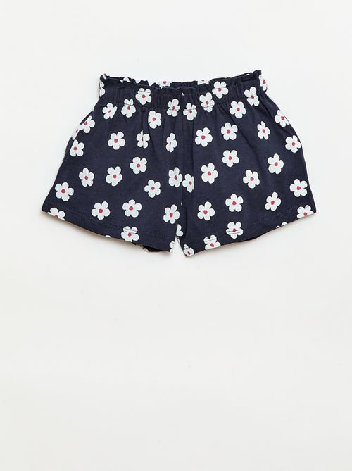 Conjunto t-shirt + calções com padrão integral - Kiabi