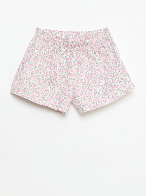 Conjunto t-shirt + calções com padrão integral - Kiabi