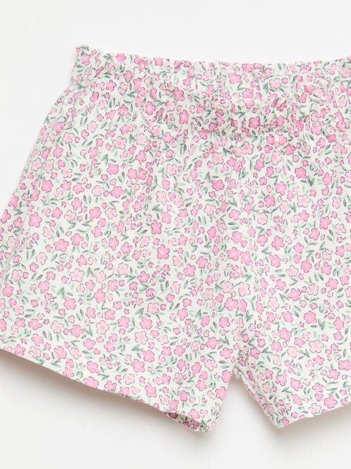 Conjunto t-shirt + calções com padrão integral - Kiabi