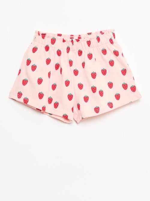 Conjunto t-shirt + calções com padrão integral - Kiabi