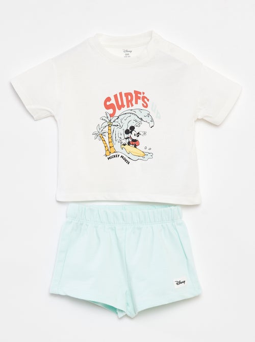 Conjunto t-shirt + calções 'Disney' - 2 peças - Kiabi