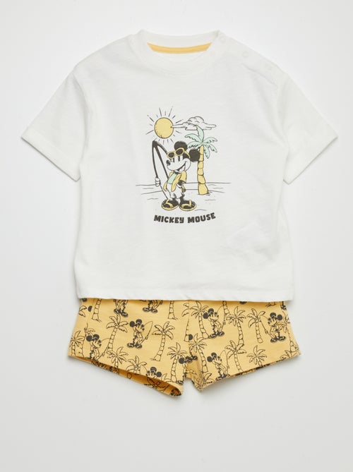 Conjunto t-shirt + calções 'Disney' - 2 peças - Kiabi