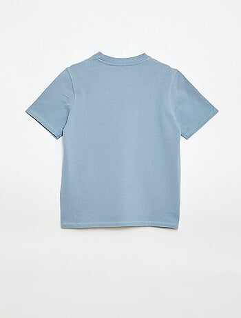 Conjunto T-shirt + Calções em piqué de algodão