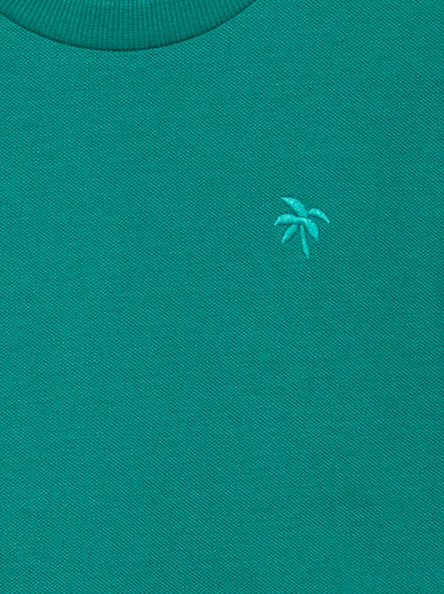 Conjunto T-shirt + Calções em piqué de algodão - Kiabi