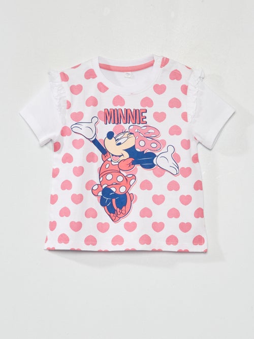 Conjunto t-shirt + calções 'Minnie'  - 2 peças - Kiabi