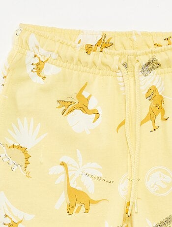 Conjunto t-shirt + calções 'Mundo Jurássico' - 2 peças