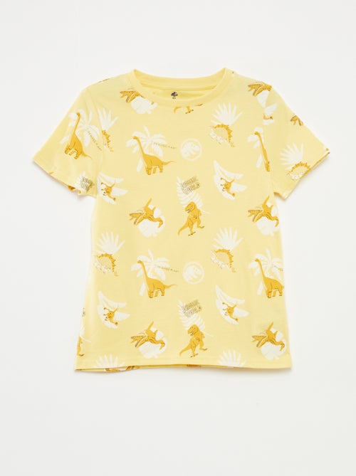 Conjunto t-shirt + calções 'Mundo Jurássico' - 2 peças - Kiabi