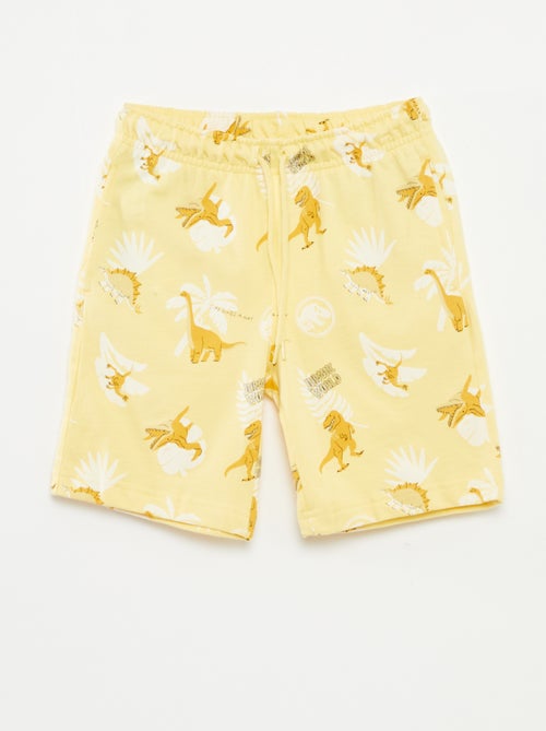 Conjunto t-shirt + calções 'Mundo Jurássico' - 2 peças - Kiabi