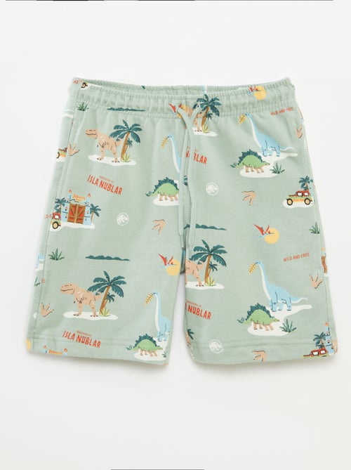 Conjunto t-shirt + calções 'Mundo Jurássico' - 2 peças - Kiabi