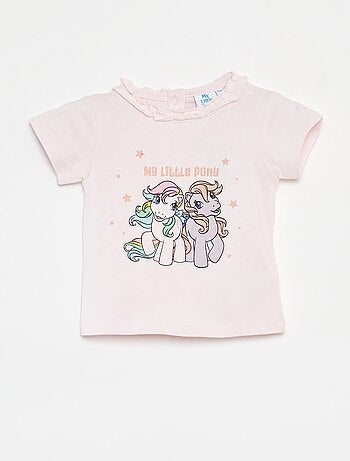Conjunto t-shirt + calções 'O meu pequeno pónei' - 2 peças
