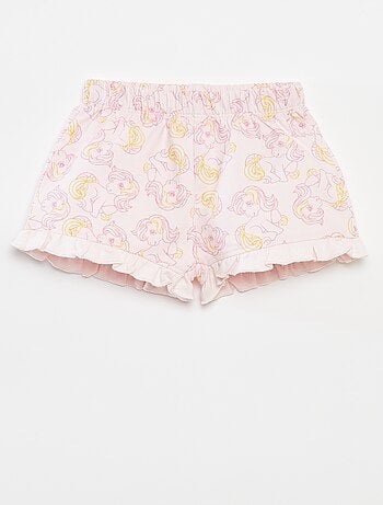 Conjunto t-shirt + calções 'O meu pequeno pónei' - 2 peças