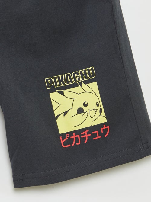 Conjunto t-shirt + calções 'Pokémon'  - 2 peças - Kiabi