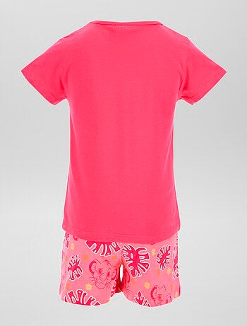 Conjunto t-shirt + calções 'Simba' - 2 peças