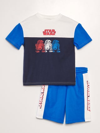 Conjunto t-shirt + calções 'Star Wars'