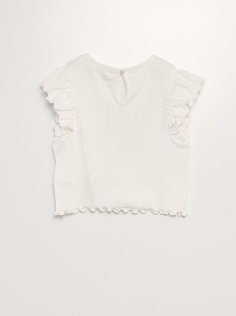 Conjunto t-shirt + calções tipo ciclista 'O Rei Leão' BRANCO - Kiabi