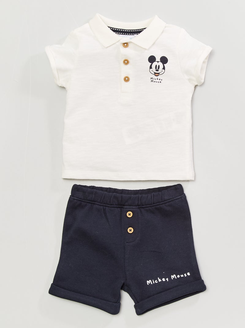 Conjunto t-shirt + calções 'Winnie the Pooh' BRANCO - Kiabi