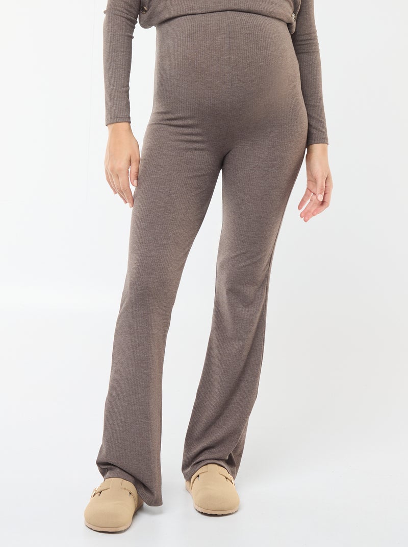 Conjunto t-shirt de amamentação + calças  - 2 peças Bege - Kiabi