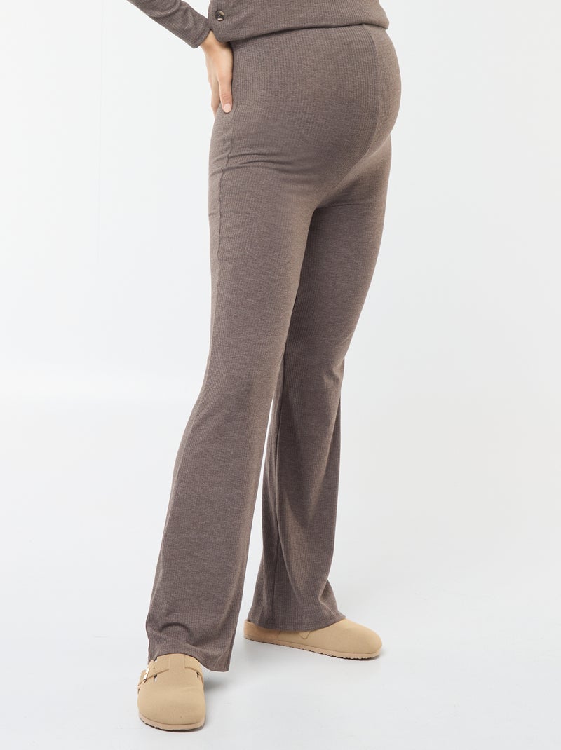 Conjunto t-shirt de amamentação + calças  - 2 peças Bege - Kiabi