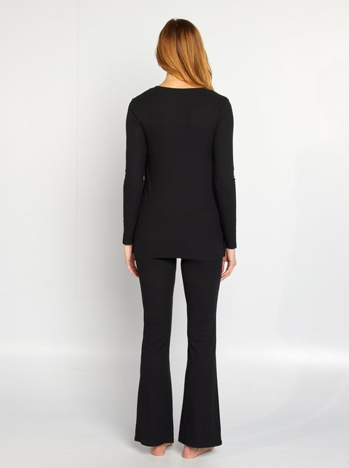 Conjunto t-shirt de amamentação + calças  - 2 peças - Kiabi