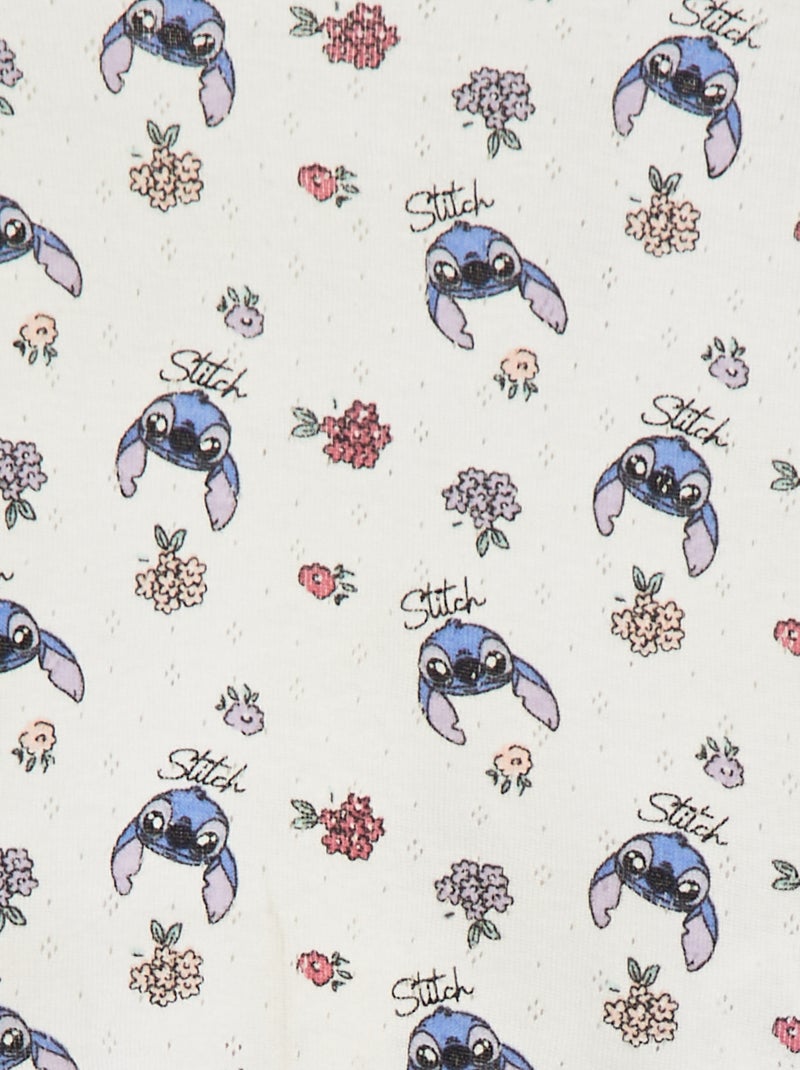 Conjunto t-shirt de malha pointelle + leggings 'Disney' - 2 peças BRANCO - Kiabi