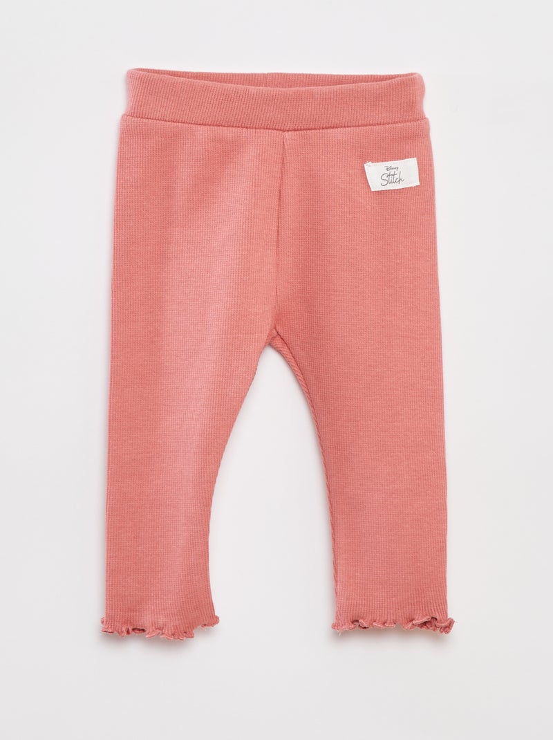 Conjunto t-shirt de malha pointelle + leggings 'Disney' - 2 peças BRANCO - Kiabi