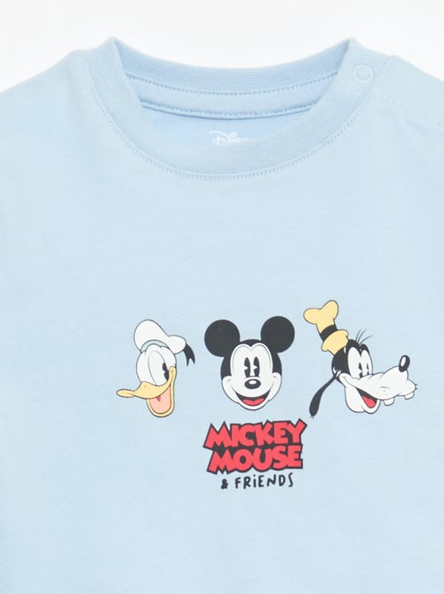 Conjunto t-shirt + jardineiras 'Disney' 'Mickey' - 2 peças - Kiabi