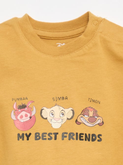 Conjunto t-shirt + jardineiras 'Disney' 'O Rei Leão' - 2 peças - Kiabi