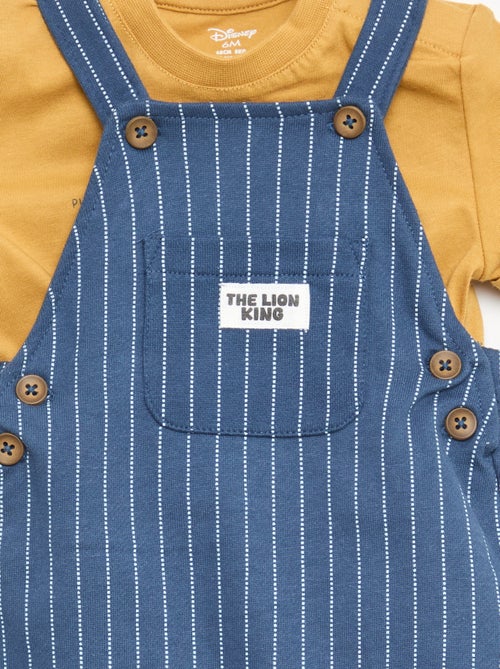 Conjunto t-shirt + jardineiras 'Disney' 'O Rei Leão' - 2 peças - Kiabi