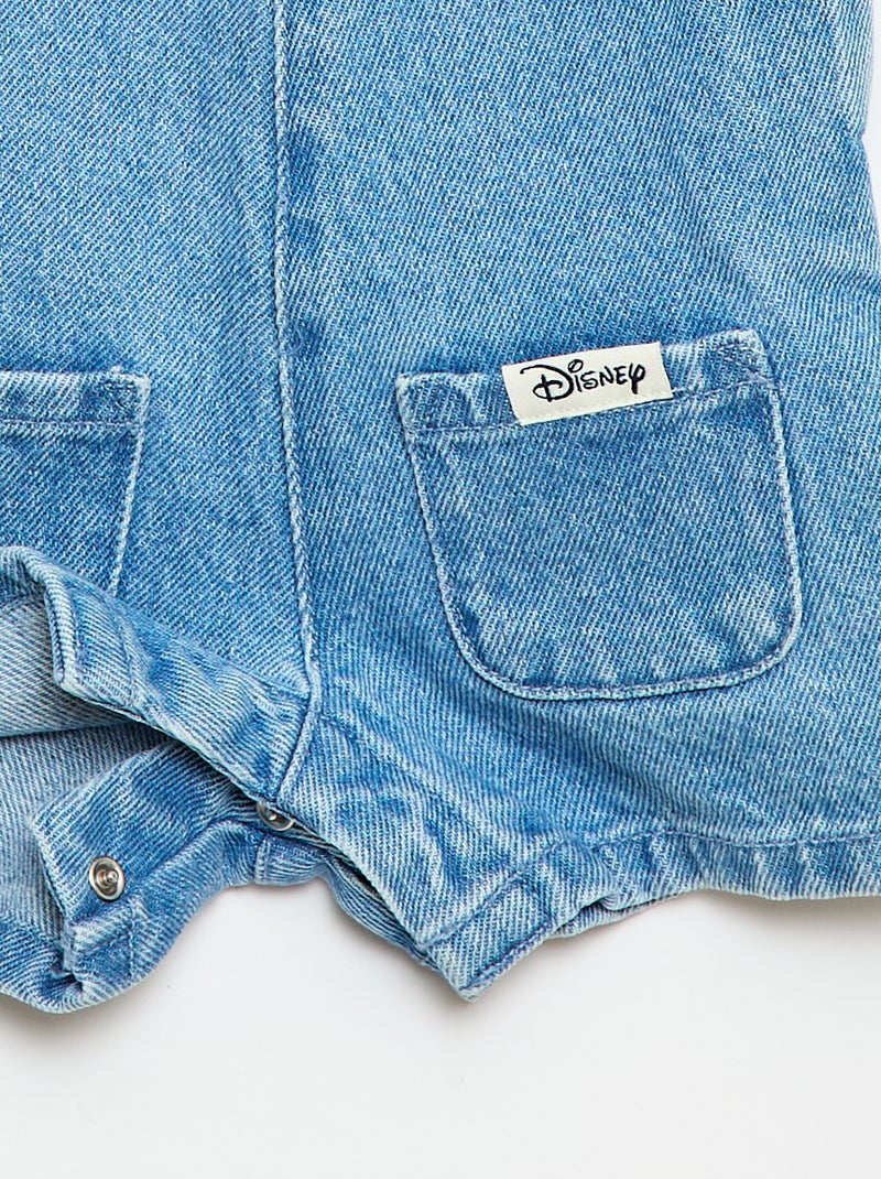 Conjunto t-shirt + jardineiras \'Mickey\' \'Disney\' - 2 peças Bege - Kiabi